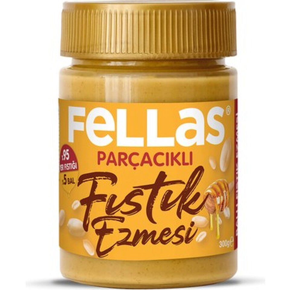 FELLAS YER FISTIĞI EZMESİ 300 GR- PARÇAÇIKLI&BALLI